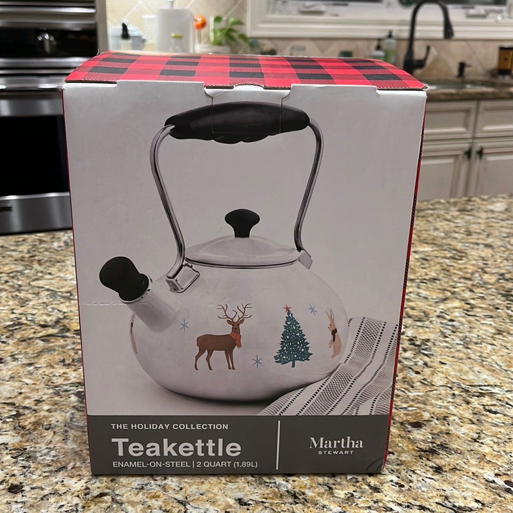 Martha Stewart tea kettle